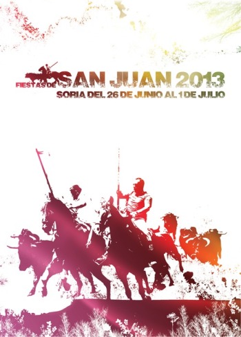 Official poster for the Fiestas de San Juan 2013